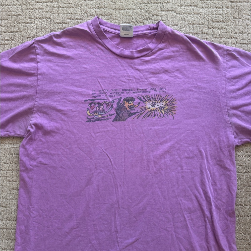 Purple Supreme Graphic Men's T-Shirt